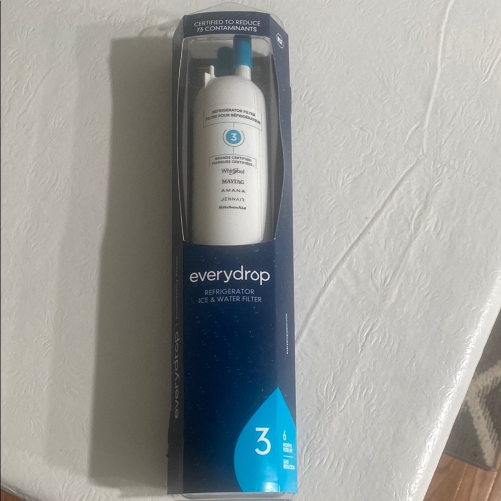 New in Box EveryDrop Refrigerator Ice and Water Filter 3